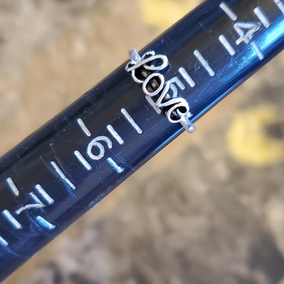 Sterling Silver LOVE Ring Size 5, 6.25 - Picture 6 of 6